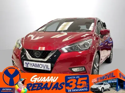 Usado Nissan Micra Acenta 100 CV (73 kW) 2019 Rojo Berlina