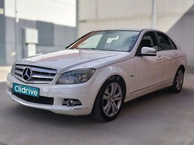 Usado Mercedes C200 136 CV (100 kW) 2009 Blanco Berlina