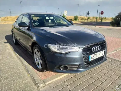Usado Audi A6 245 CV (180 kW) 2014 Gris / plata Berlina