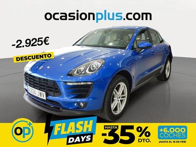 Usado Porsche Macan 252 CV (185 kW) 2017 Azul SUV