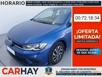 Usado VW Polo Life 95 CV (69 kW) 2022 Azul Utilitario