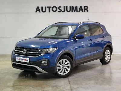 Usado VW T-Cross Advance 110 CV (80 kW) 2022 Azul SUV