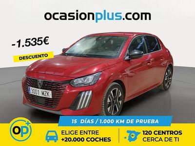 Usado Peugeot 208 Allure 100 CV (73 kW) 2025 Rojo Utilitario