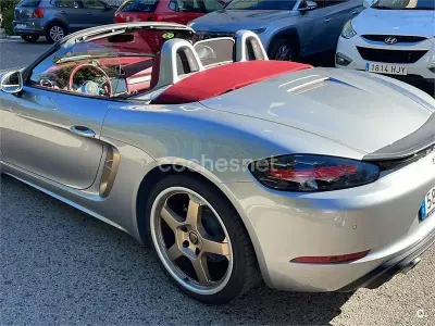 Usado Porsche 718 Boxster 400 CV (294 kW) 2021 Gris / plata Descapotable