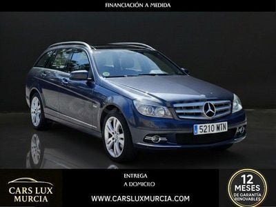 Usado Mercedes C200 Elegance 136 CV (100 kW) 2009 Negro Familiar