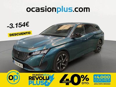 Usado Peugeot 308 Allure 130 CV (95 kW) 2024 Azul Familiar