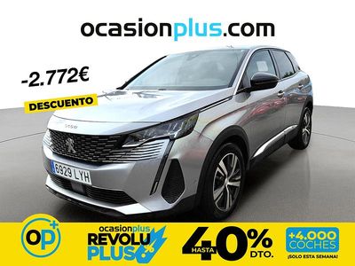 Usado Peugeot 3008 Allure 130 CV (95 kW) 2022 Gris Pickup/Camioneta