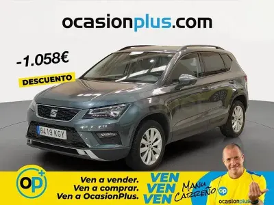 Usado Seat Ateca Style 150 CV (110 kW) 2018 Gris / plata SUV