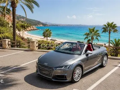 Usado Audi TTS 310 CV (228 kW) 2017 Gris / plata Coupe