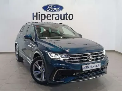 Usado VW Tiguan R-line 150 CV (110 kW) 2021 Azul SUV