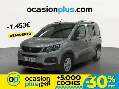 Usado Peugeot Rifter Allure 130 CV (95 kW) 2019 Gris Monovolumen