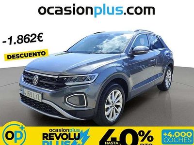 Usado VW T-Roc Life 150 CV (110 kW) 2022 Gris SUV