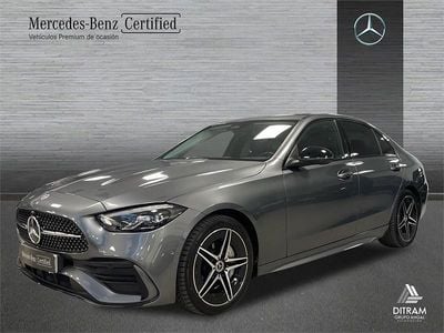 Gris Usado 2024 Mercedes C220 Berlina | 41.900 € (Precio justo)