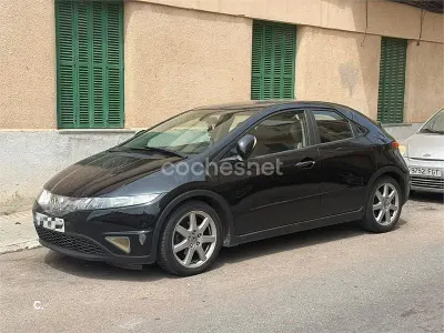 Usado Honda Civic Sport 140 CV (102 kW) 2008 Negro Berlina