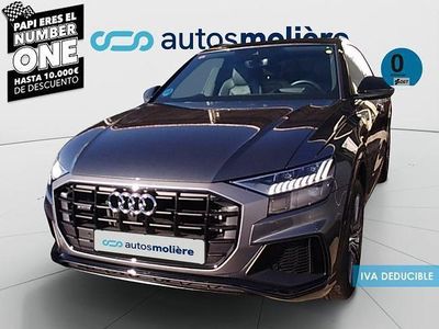 Usado Audi Q8 S-line plus 462 CV (339 kW) 2022 Gris SUV