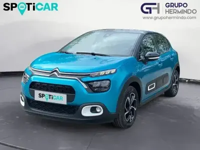 Käytetty Citroën C3 Feel 83 HP (61 kW) 2021 Sininen Viistoperä