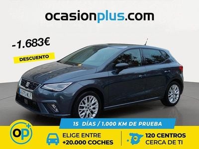 Usado Seat Ibiza FR 110 CV (80 kW) 2023 Gris Berlina