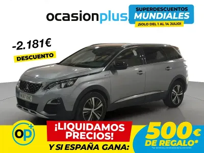 Usado Peugeot 5008 GT-line 120 CV (88 kW) 2018 Gris SUV