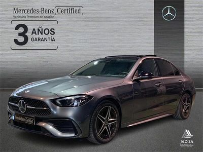 Usado Mercedes C220 AMG line 200 CV (147 kW) 2025 Gris Berlina