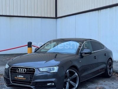 Usado Audi A5 Sportback S-Line 150 CV (110 kW) 2015 Gris / plata Utilitario