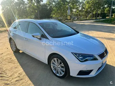 Usado Seat Leon ST 150 CV (110 kW) 2017 Blanco Familiar