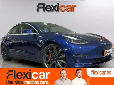 Używany Tesla Model 3 Performance 361 kW (491 KM) 2020 Niebieski Sedan/Limuzyna