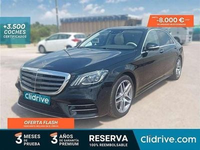 Usado Mercedes S350 286 CV (210 kW) 2018 Negro Berlina