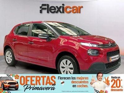 Usado Citroën C3 Live 68 CV (50 kW) 2019 Rojo Utilitario