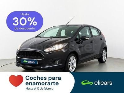 Usado Ford Fiesta Trend 82 CV (60 kW) 2016 Negro Berlina
