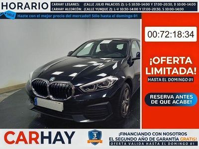 Usado BMW 116 Advantage 117 CV (86 kW) 2020 Negro Utilitario