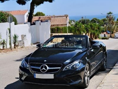Negro Usado 2013 Mercedes E250 Descapotable | 27.000 € (Precio justo)
