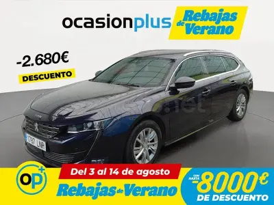 Usado Peugeot 508 SW Active 131 CV (96 kW) 2021 Azul Familiar