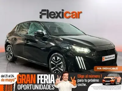 Usado Peugeot 208 Allure 100 CV (73 kW) 2025 Negro Utilitario