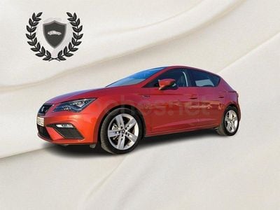 Usado Seat Leon FR 150 CV (110 kW) 2018 Granate Berlina
