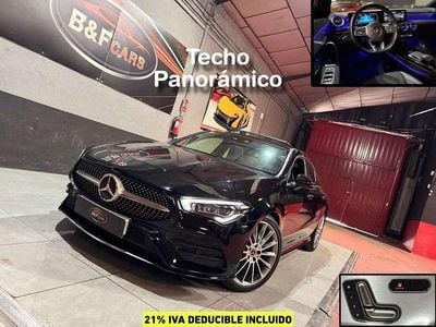 Usado Mercedes CLA200 150 CV (110 kW) 2020 Negro Coupe