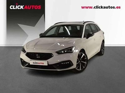Usado Seat Leon FR 151 CV (111 kW) 2021 Blanco Familiar