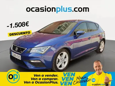 Usado Seat Leon FR 150 CV (110 kW) 2019 Azul