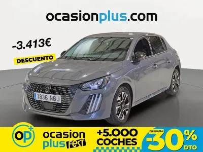 Usado Peugeot 208 Allure 100 CV (73 kW) 2025 Gris / plata Utilitario