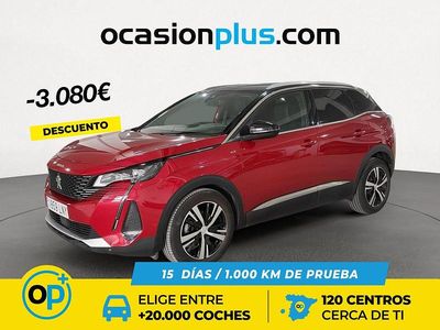 Rojo Usado 2021 Peugeot 3008 GT SUV | 21.900 € (Caro)