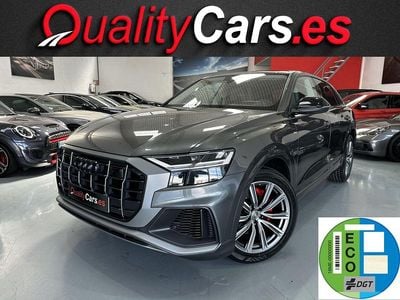 Usado Audi Q8 286 CV (210 kW) 2020 Gris SUV