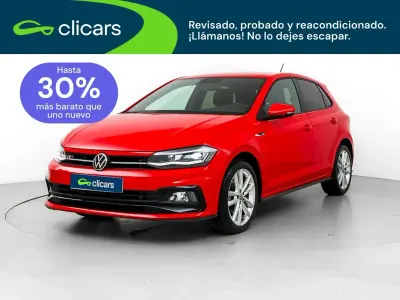 Usado VW Polo R-line 110 CV (80 kW) 2021 Rojo Utilitario