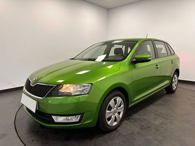 Usado Skoda Rapid Ambition 110 CV (80 kW) 2015 Verde Berlina