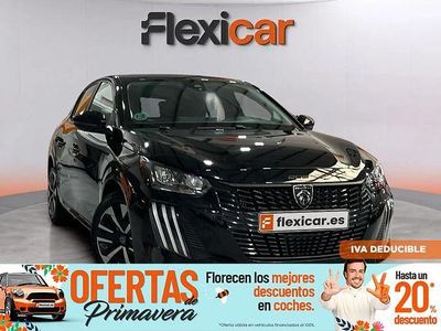 Usado Peugeot 208 Active 100 CV (73 kW) 2024 Negro Utilitario