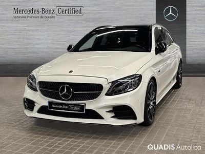 Blanco Usado 2020 Mercedes C300e Familiar | 34.900 € (Precio justo)