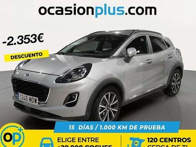 Usado Ford Puma Titanium 125 CV (91 kW) 2023 Gris plata SUV