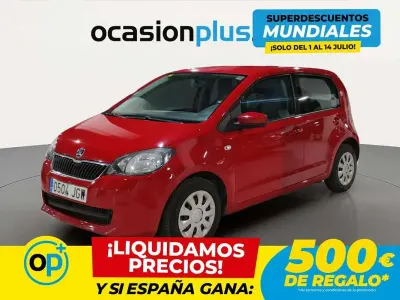 Usado Skoda Citigo Ambition 60 CV (44 kW) 2015 Rojo Utilitario