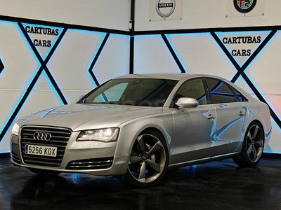Usado Audi A8 250 CV (183 kW) 2012 Gris / plata Berlina