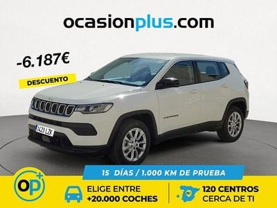 Usado Jeep Compass Longitude 130 CV (95 kW) 2022 Blanco SUV