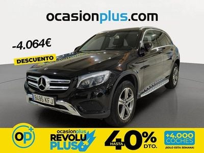 Usado Mercedes GLC250 204 CV (150 kW) 2017 Negro SUV