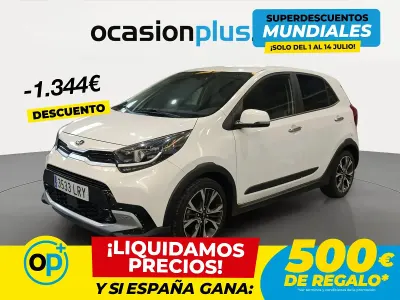 Usado Kia Picanto X-Line 100 CV (73 kW) 2021 Blanco Utilitario